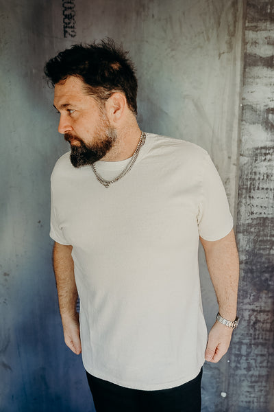 No. 8 Slub Nep Short Sleeve T-Shirt - White – Iron Shop Provisions