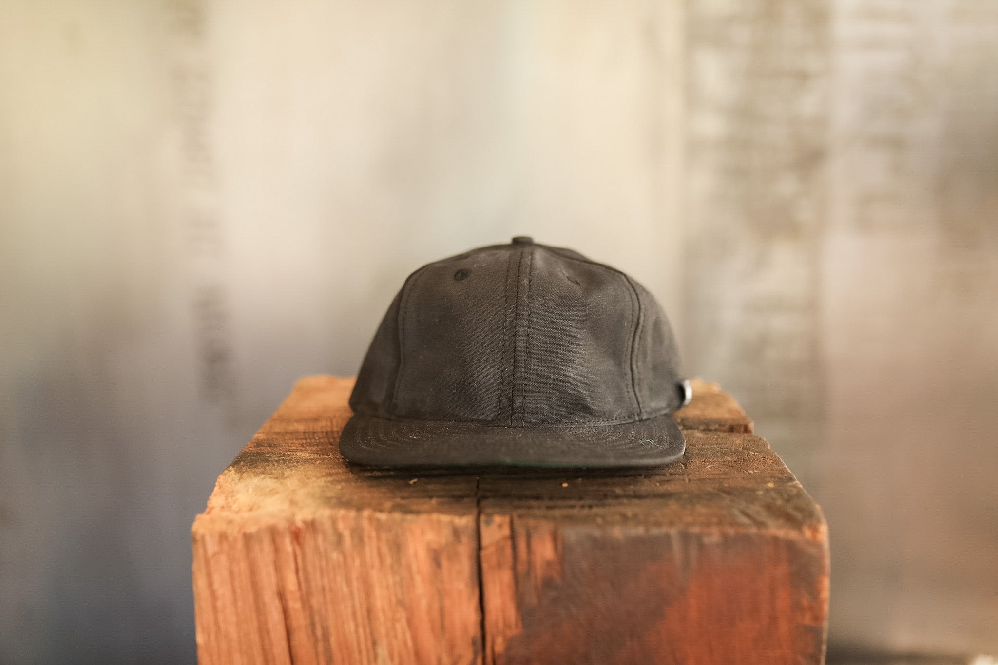 ANM Waxed Vintage 6 Panel Cap- Black – Iron Shop Provisions