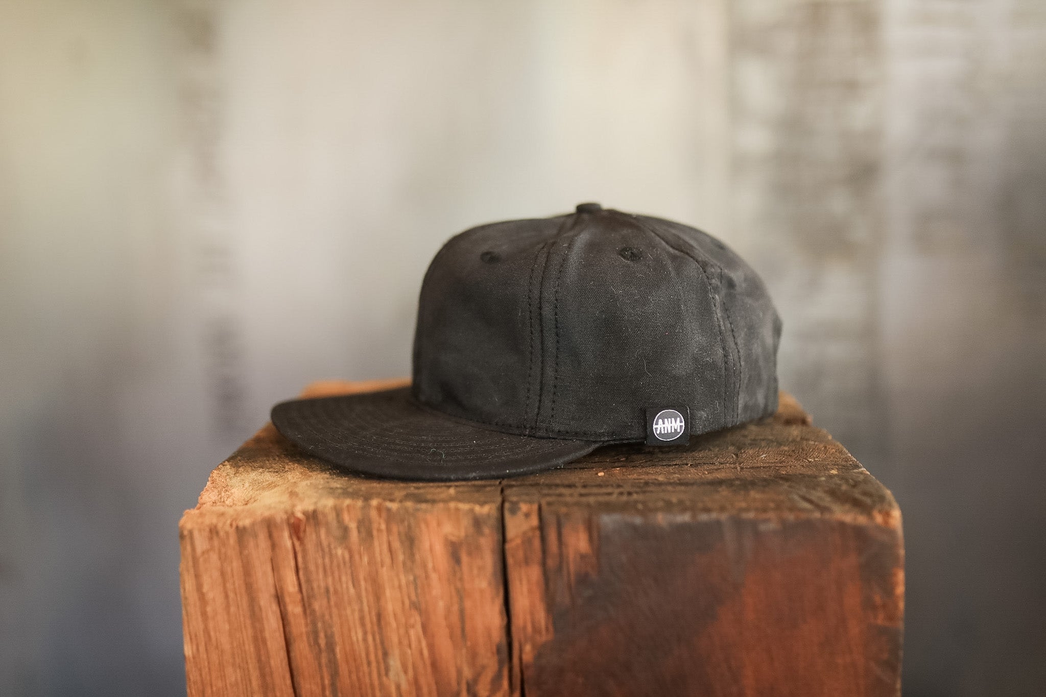ANM Waxed Vintage 6 Panel Cap- Black – Iron Shop Provisions