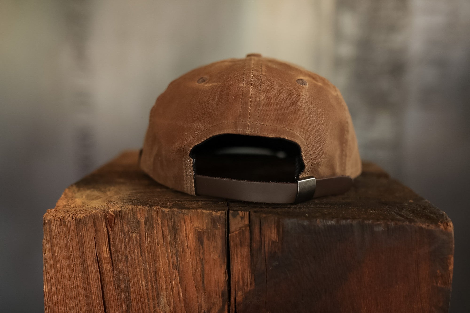 ANM Waxed Vintage 6 Panel Cap- Camel