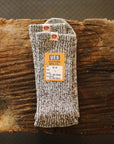Melange Crew Length Socks- Grey (SX-10)