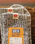 Melange Crew Length Socks- Grey (SX-10)