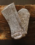 Melange Crew Length Socks- Grey (SX-10)