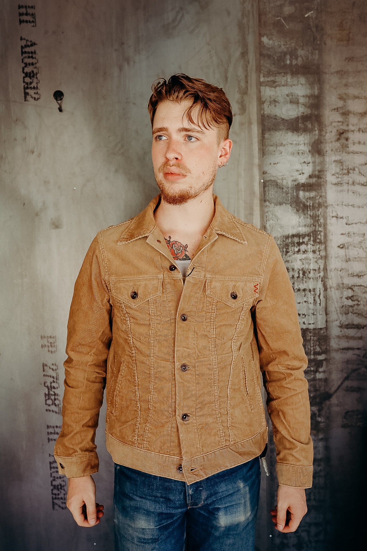 Corduroy Modified Type III Jacket - Beige – Iron Shop Provisions