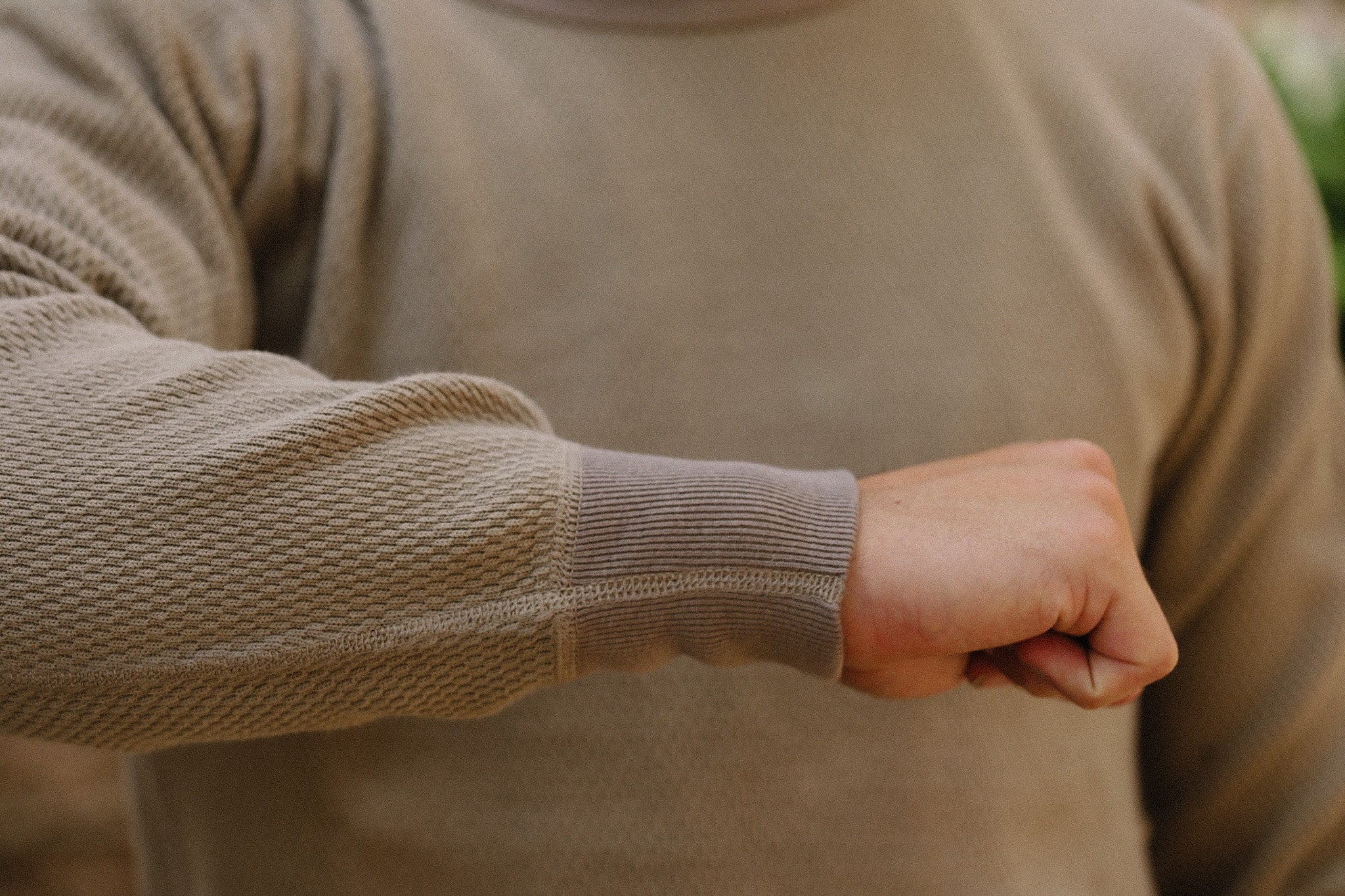 Double Honeycomb Thermal T-Shirt - Beige (60WH) – Iron Shop Provisions