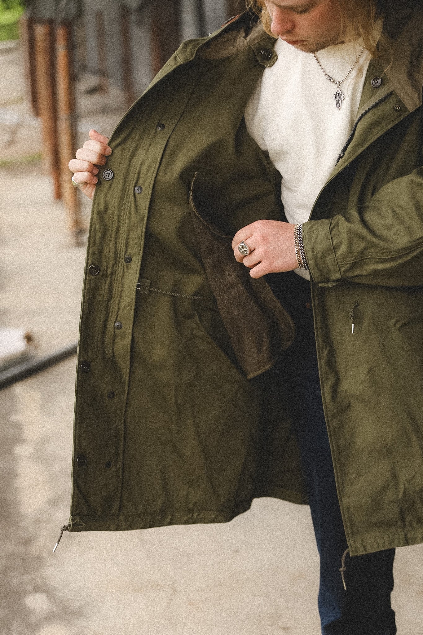 BR12266 Buzz Rickson M-51 Parka- Olive – Iron Shop Provisions