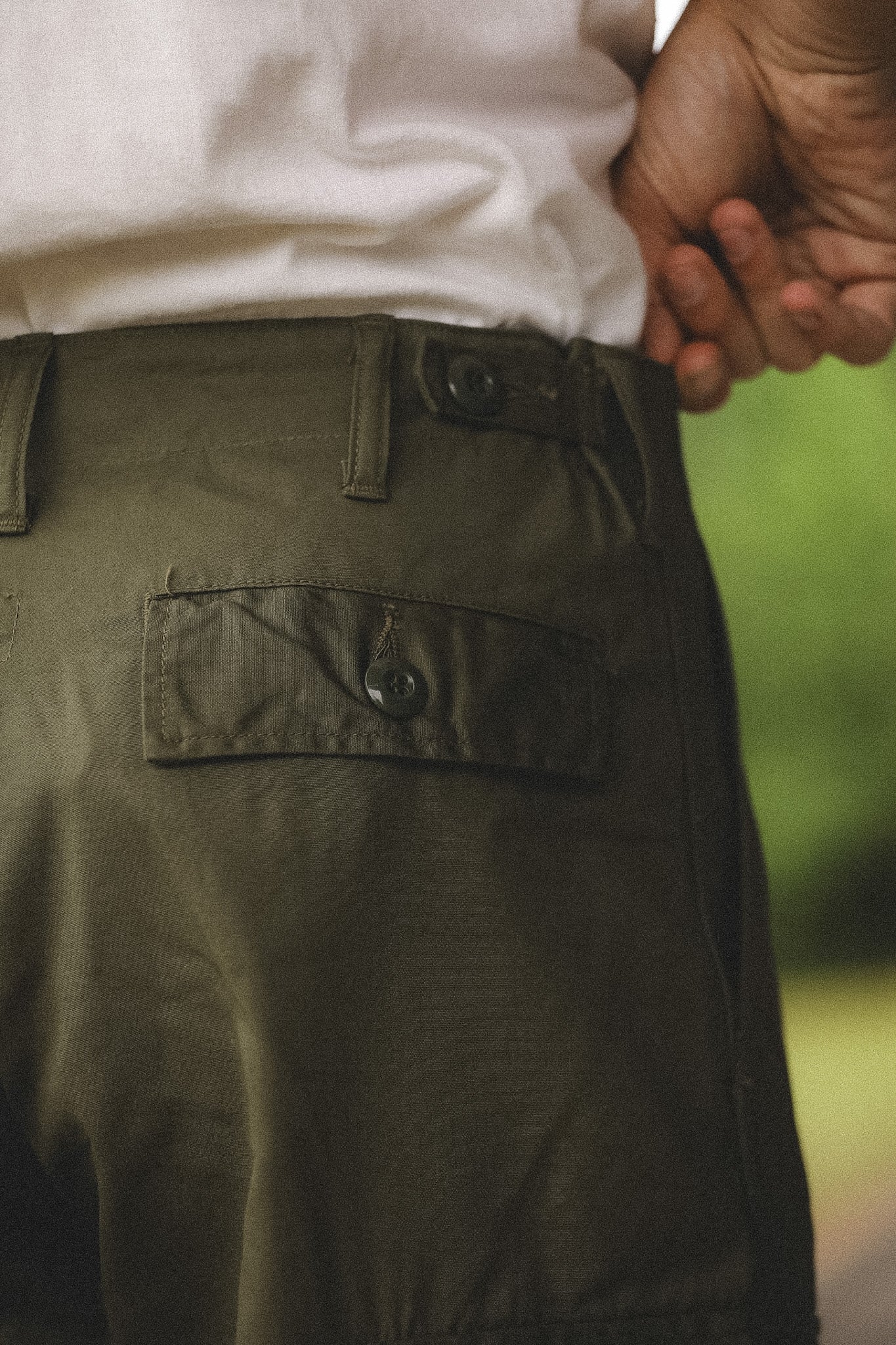 BR42500 Buzz Rickson Trousers, Poplin 