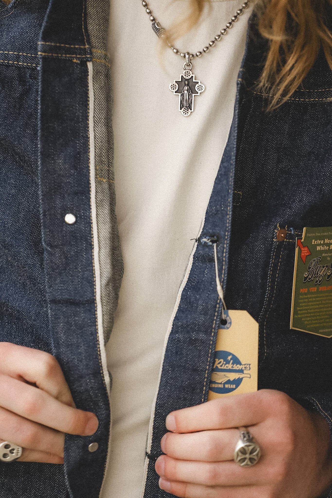 BR16041 Buzz Rickson World War II Denim Blouse- Indigo – Iron Shop