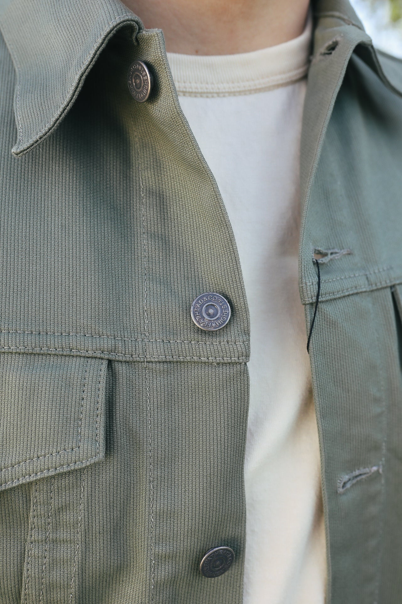 Type 2 Jacket- French Work Serge Olive (JBGJ10215S)