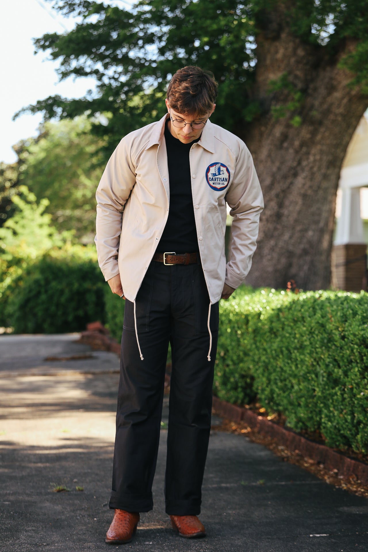 Studio D'artisan Embroidered Coach Jacket- Beige (4611