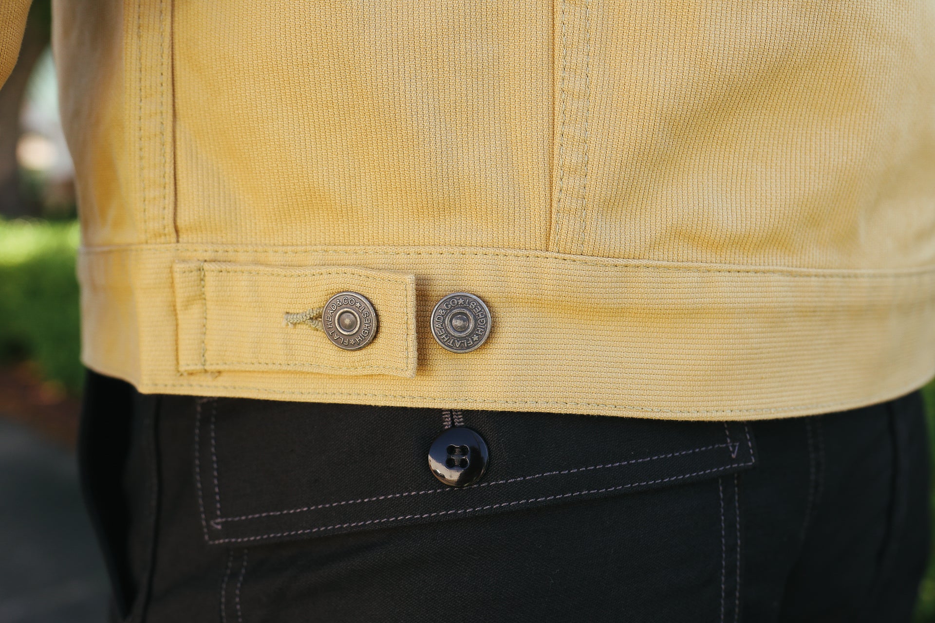 9oz Pique 60&#39;s Type 3 Jacket- Yellow (FN-OJ-C016)