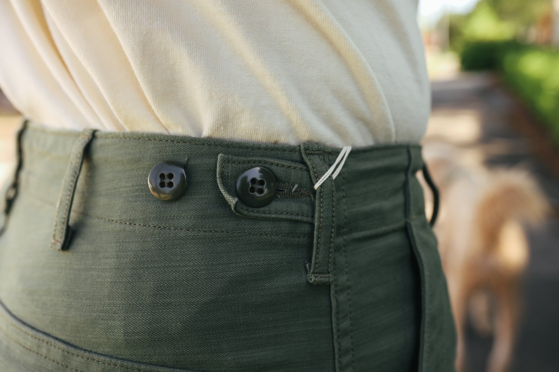 Studio D&#39;Artisan Baker Pant- Army Green (1898)