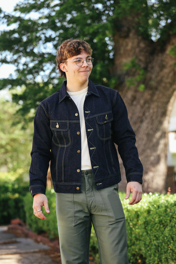 14.5OZ Denim 40's Western Jacket- Indigo (FN-OJ-D103)