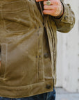 RJ-1 Riders Jacket Waxed Canvas- Tobacco