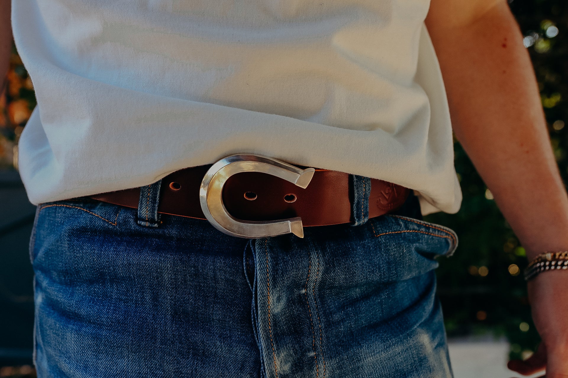 OGL Horseshoe Belt Buckle - Sterling Silver OGL-HSB-SIL