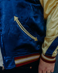 "Festival" Reversible Sukajan Souvenir Jacket in Blue/Purple