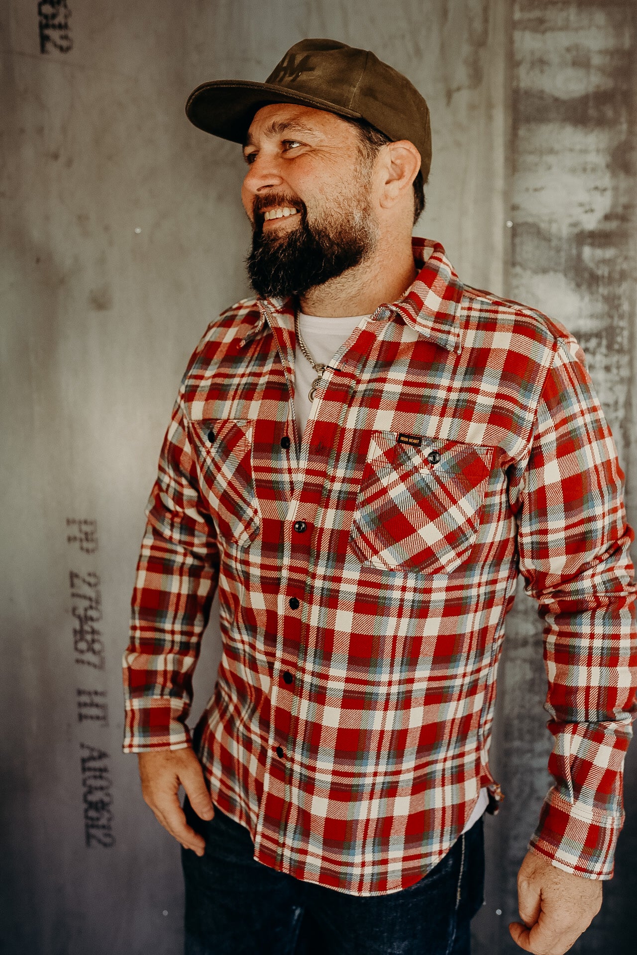 Ultra Heavy Flannel Crazy Check Work Shirt - Red – Iron Shop Provisions
