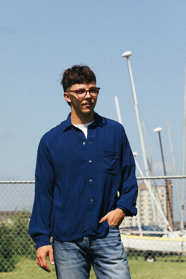 Gonzo Weatherly Arrow Shirt- Navy