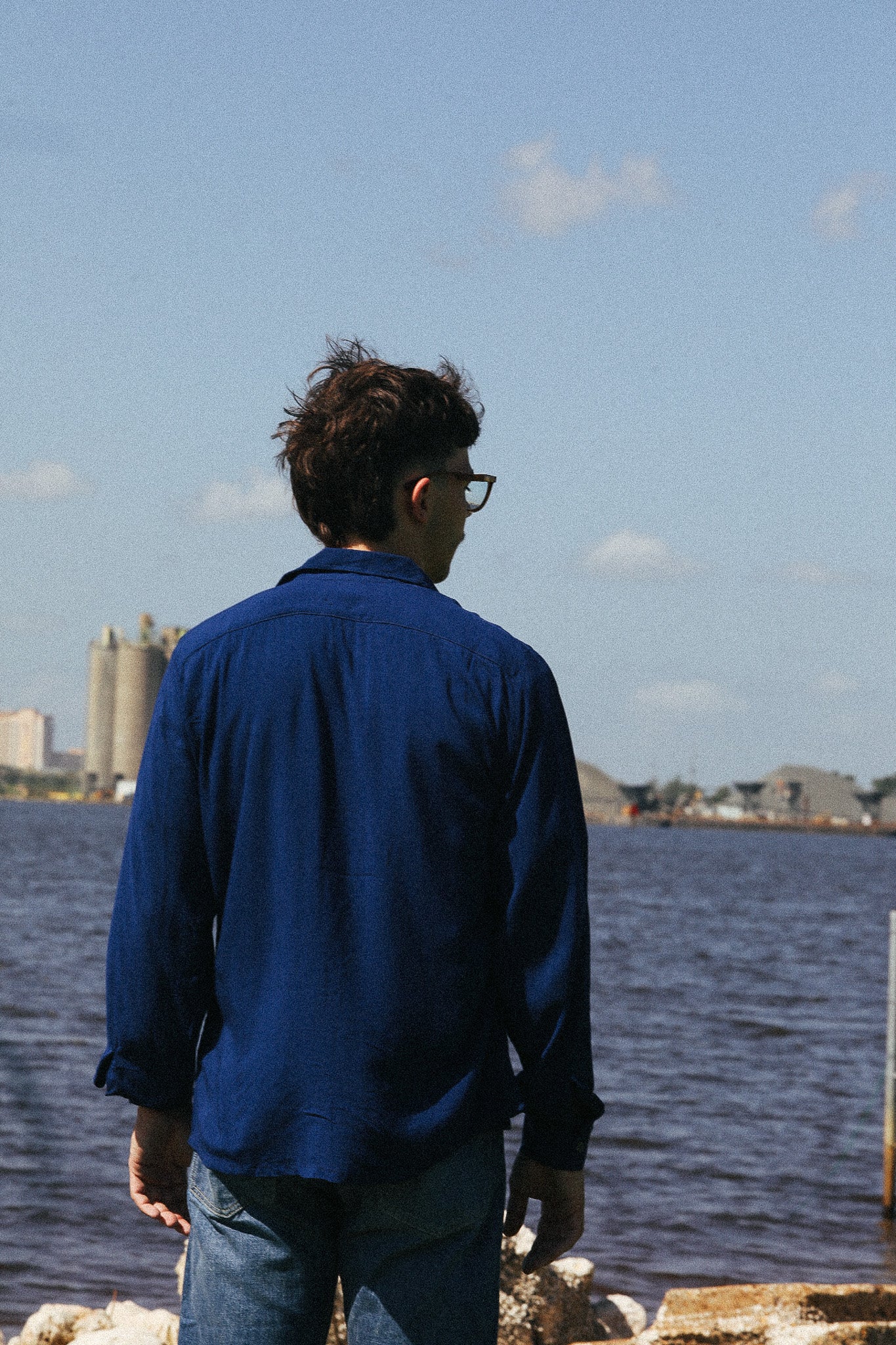 Gonzo Weatherly Arrow Shirt- Navy