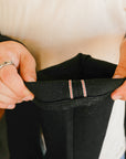 21oz Selvedge Denim Slim Cut Jeans - Superblack (Fades To Grey) IH-555S-SBG