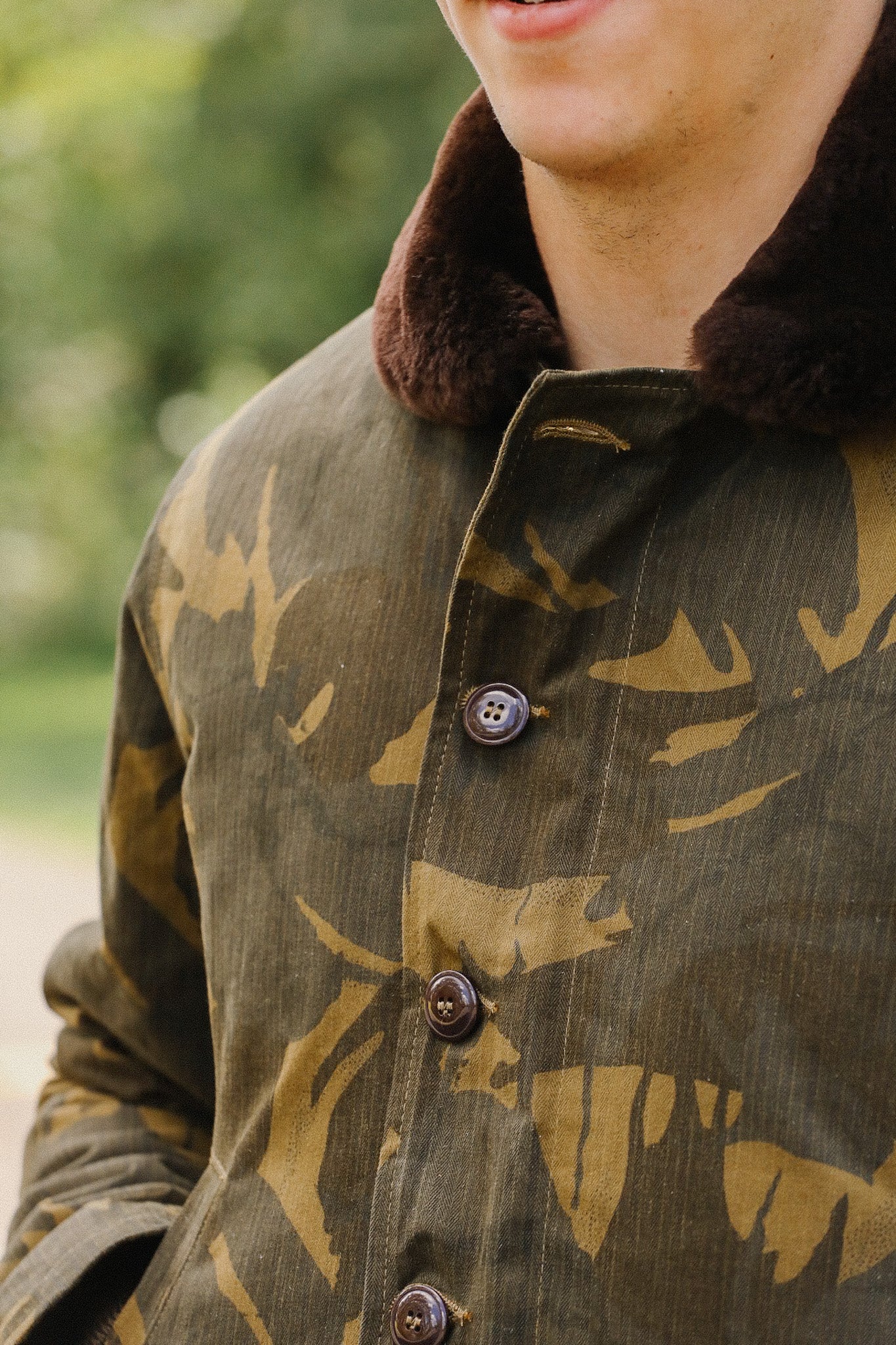 N-1 Deck Jacket - Darkwood Camouflage / Brown – Iron Shop Provisions