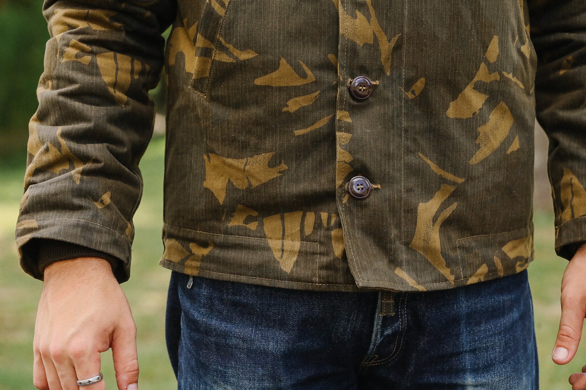 N-1 Deck Jacket - Darkwood Camouflage / Brown