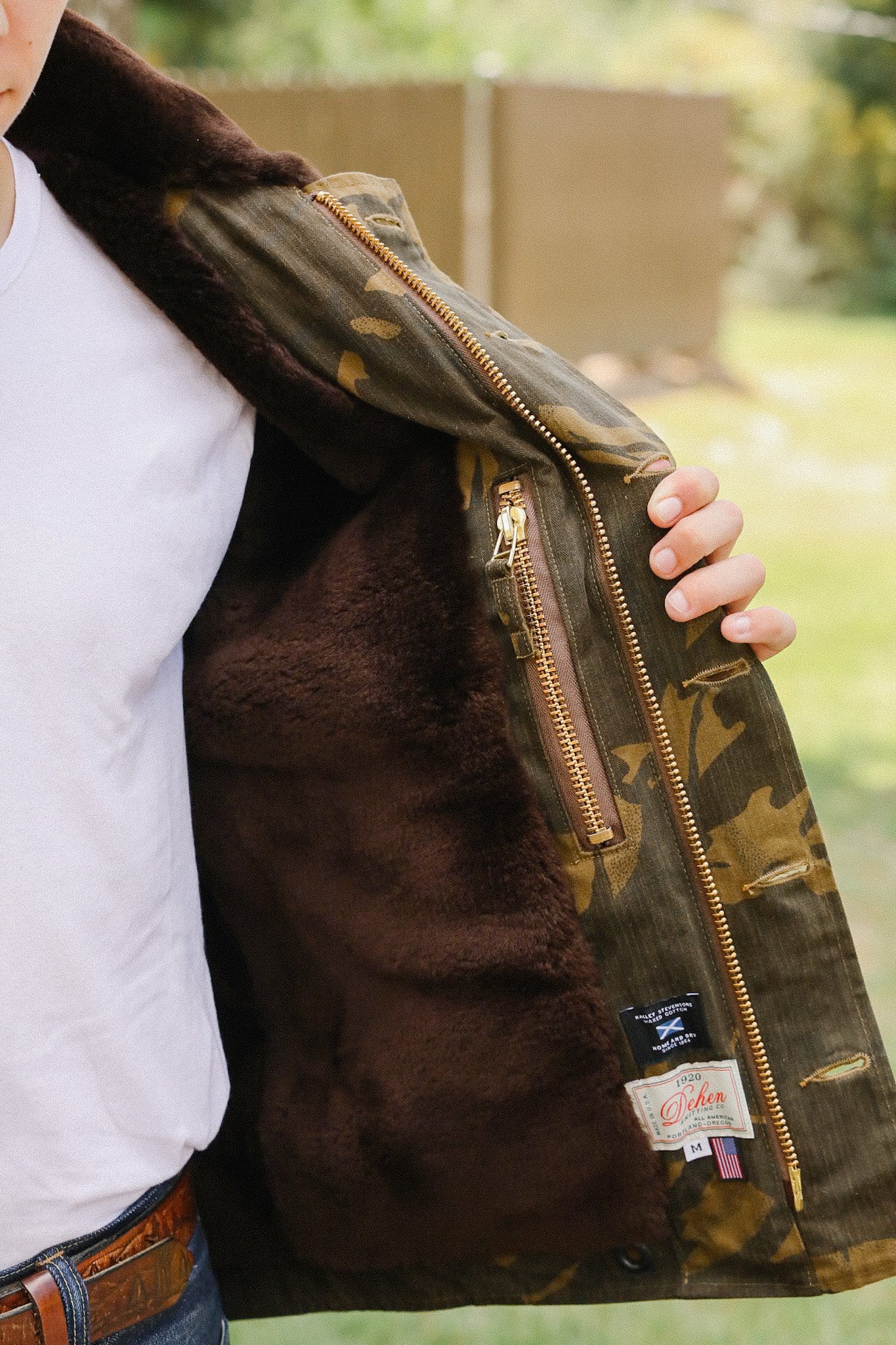 N-1 Deck Jacket - Darkwood Camouflage / Brown