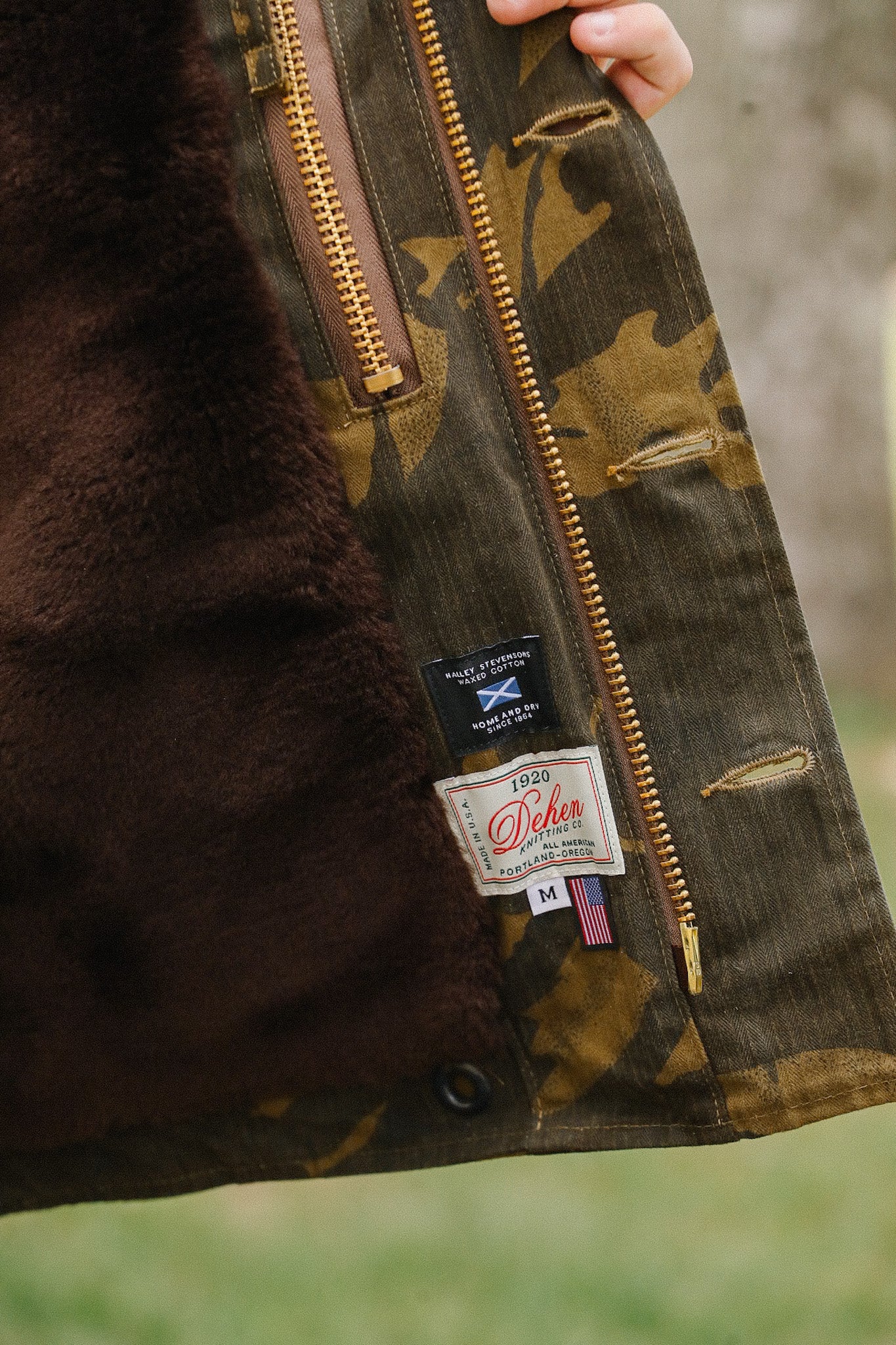 N-1 Deck Jacket - Darkwood Camouflage / Brown
