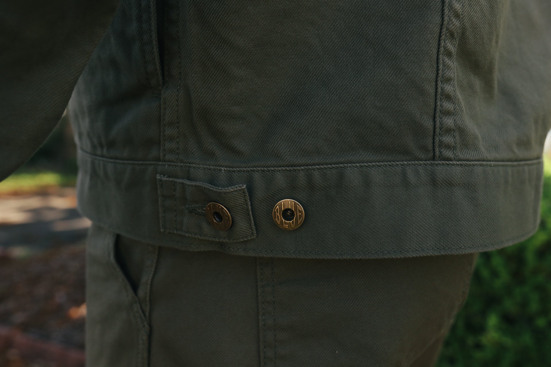 Type 2 Jacket- French Work Serge Olive (JBGJ10215S)