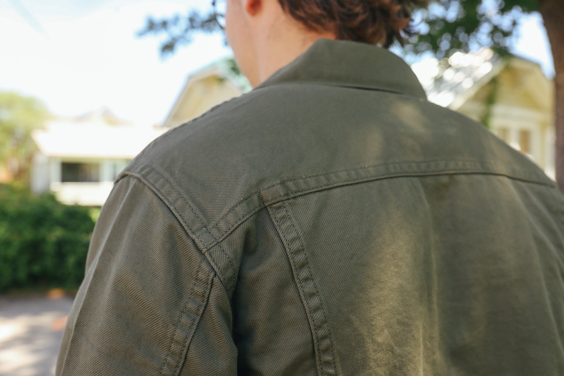 Type 2 Jacket- French Work Serge Olive (JBGJ10215S)