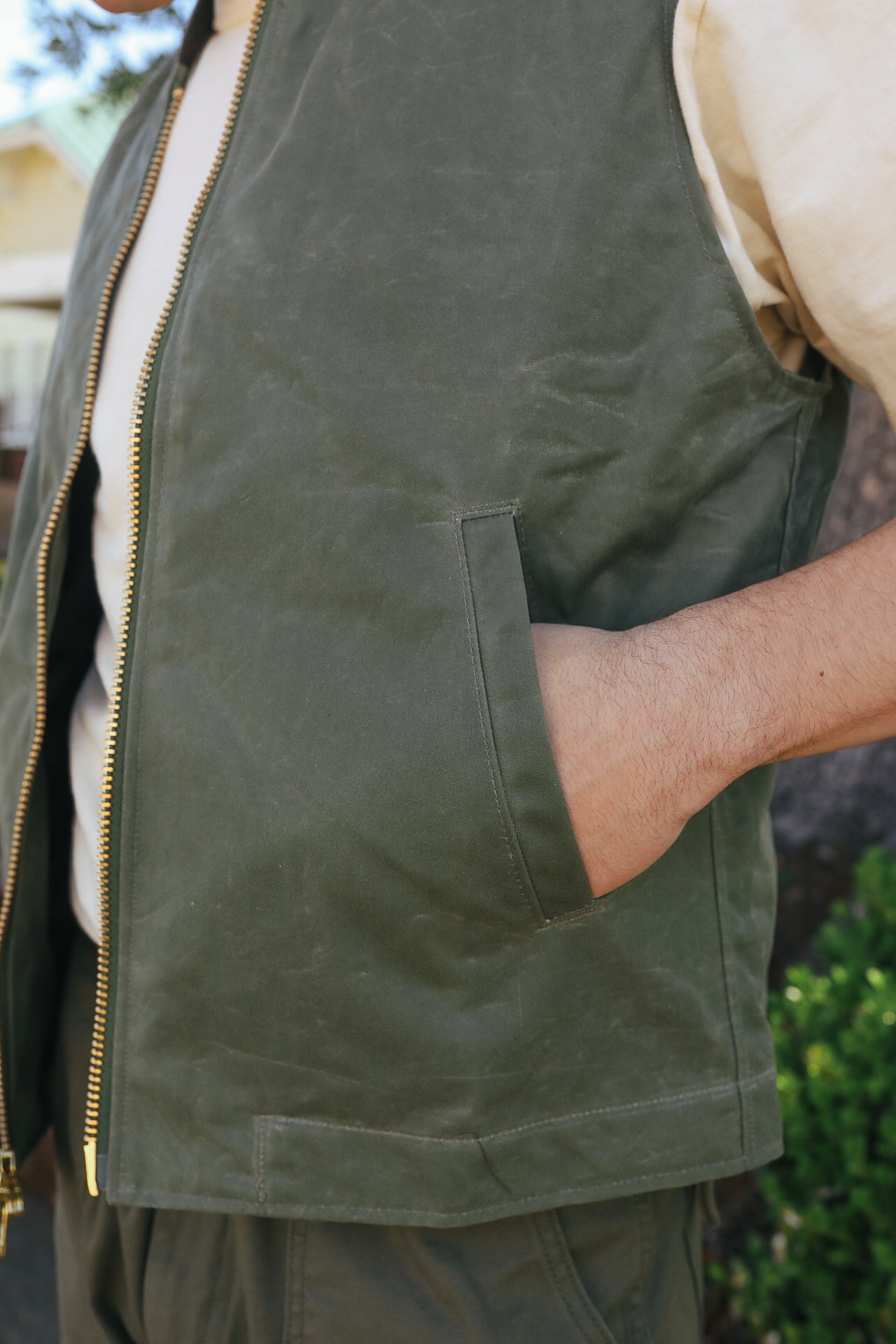 Ames Workshirt- handwoven indigo denim