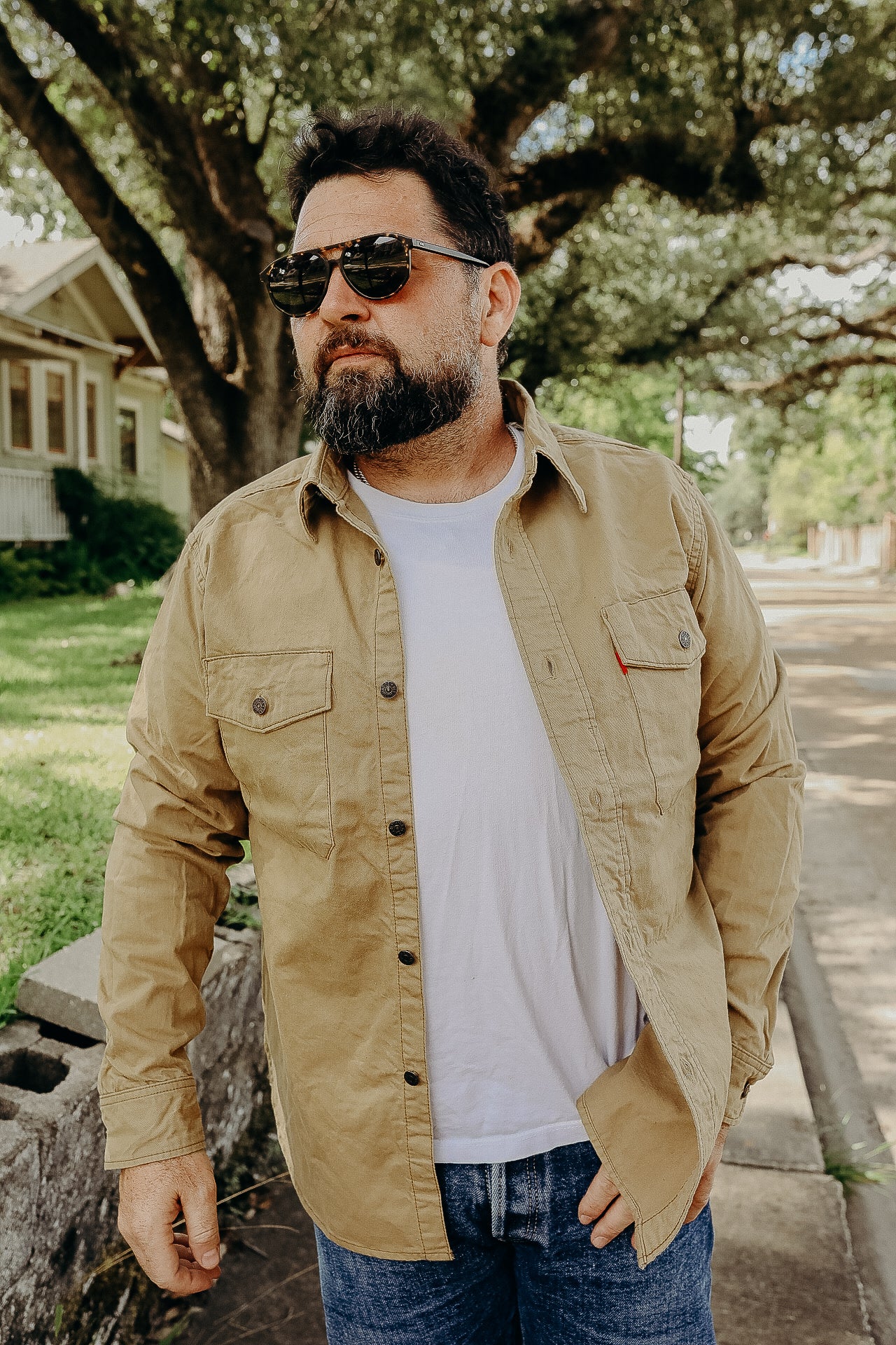 Traveling Shirt - Camel
