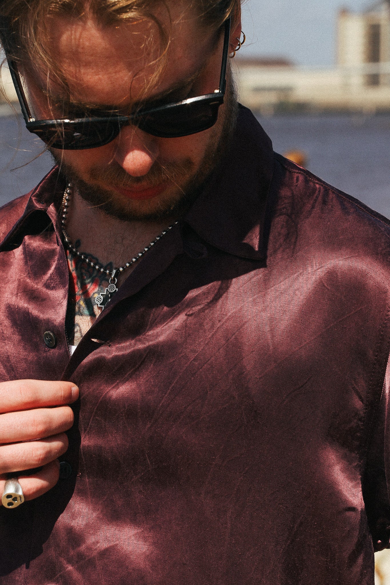 Gonzo Weatherly Fancy Shirt- Plum
