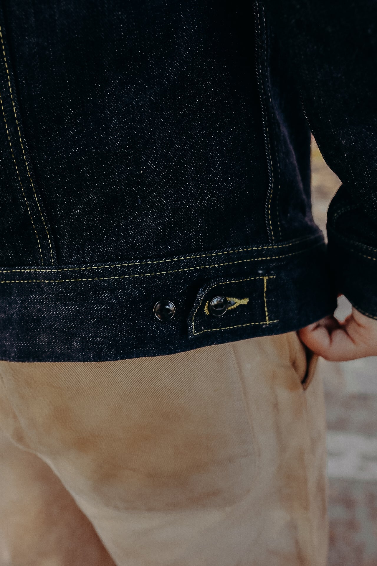 14.5oz Denim Blanket Jacket (FN-OJ-D102) Riders Jacket