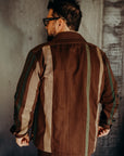 Conway Shirt Jacket- Brown/Green