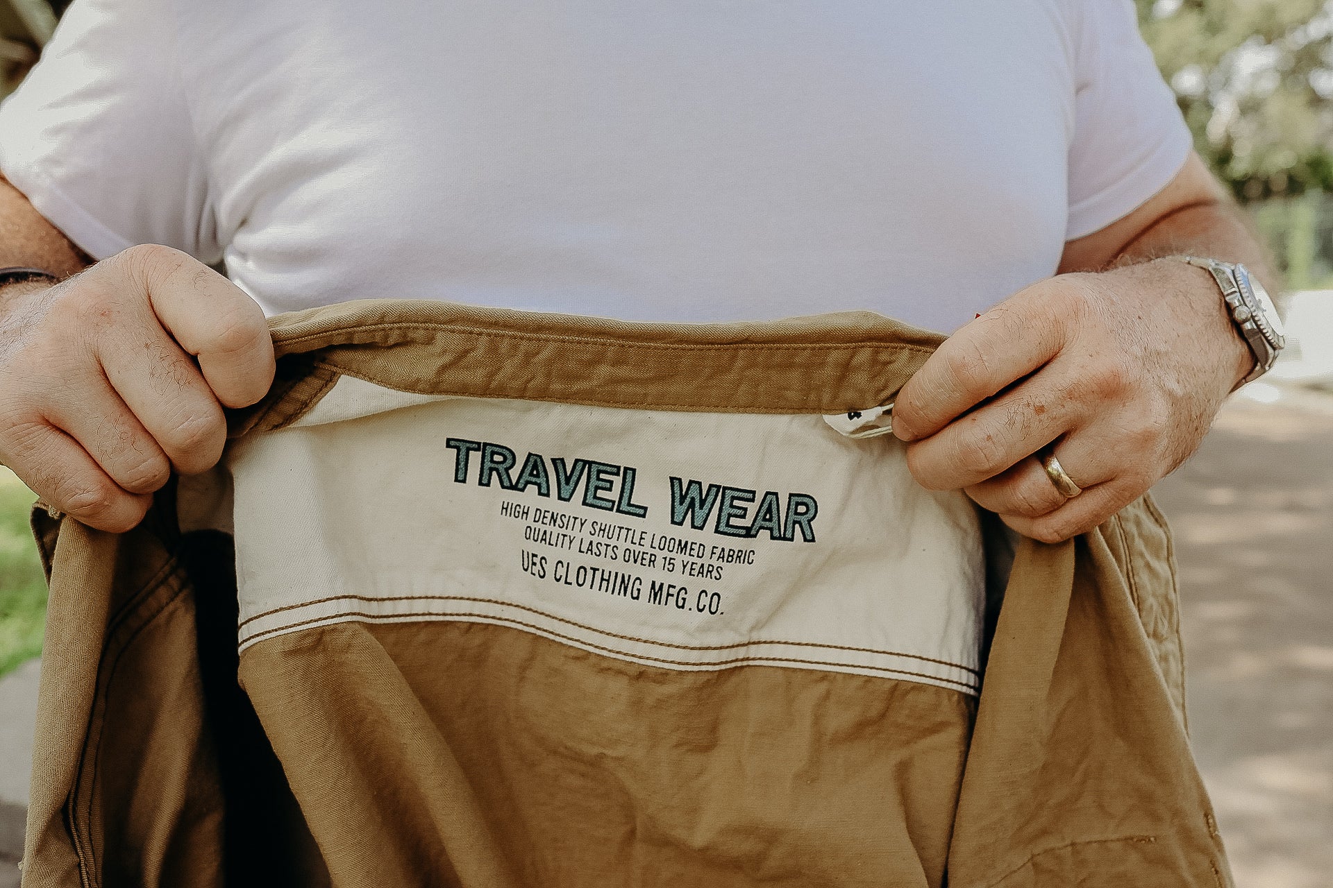 Traveling Shirt - Camel