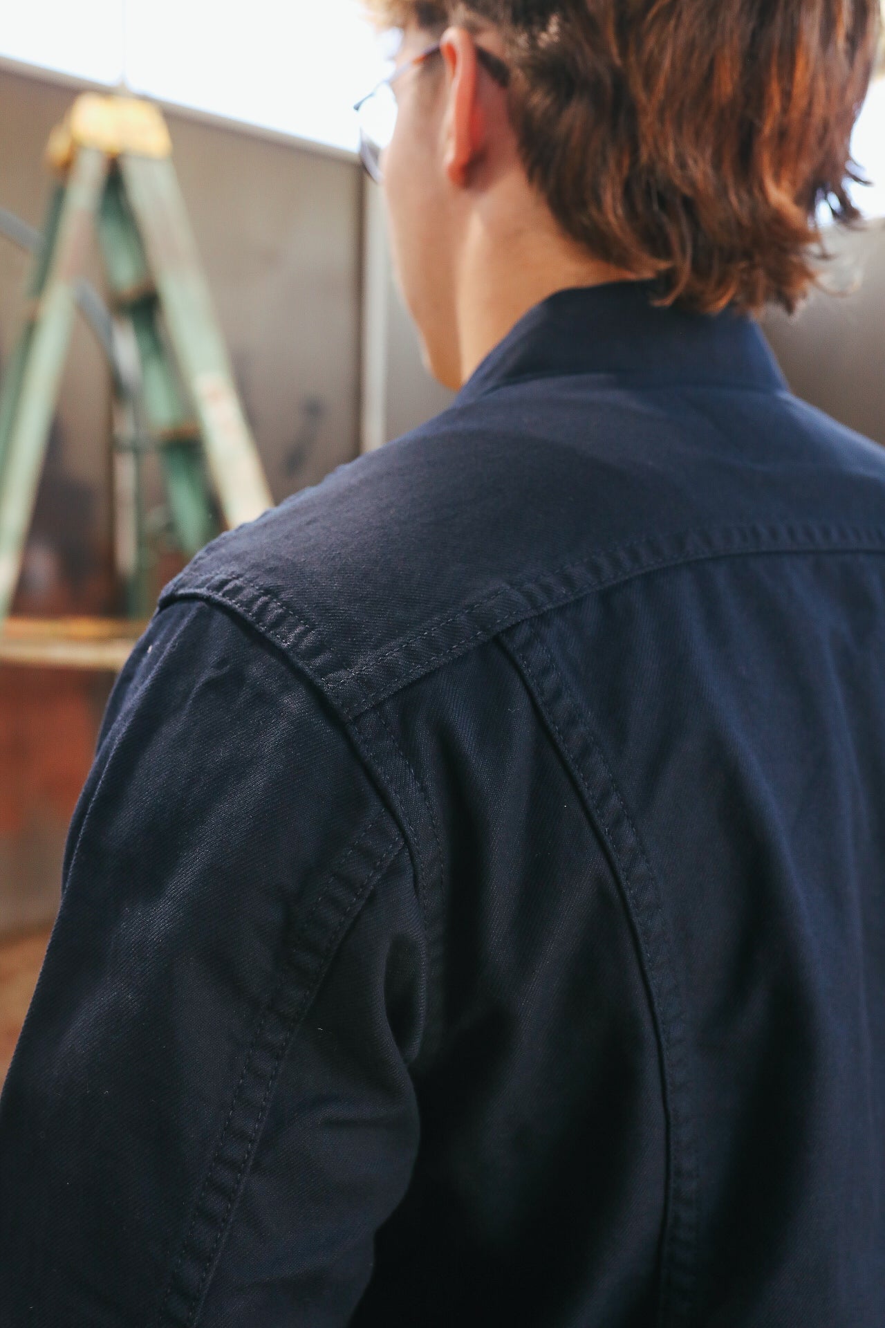 Type 2 Jacket- French Work Serge Navy (JBGJ10215S)
