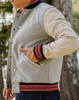 Varsity Jacket -Light Oxford