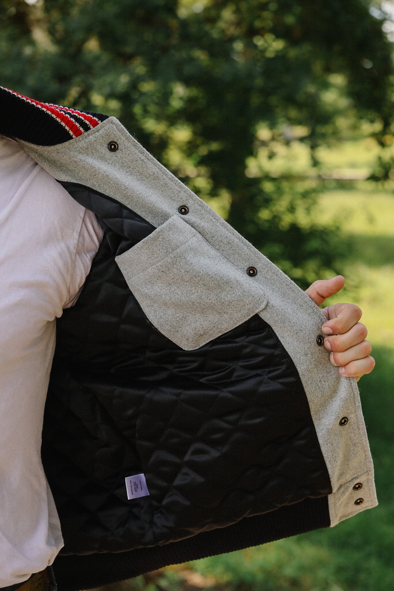 Varsity Jacket -Light Oxford