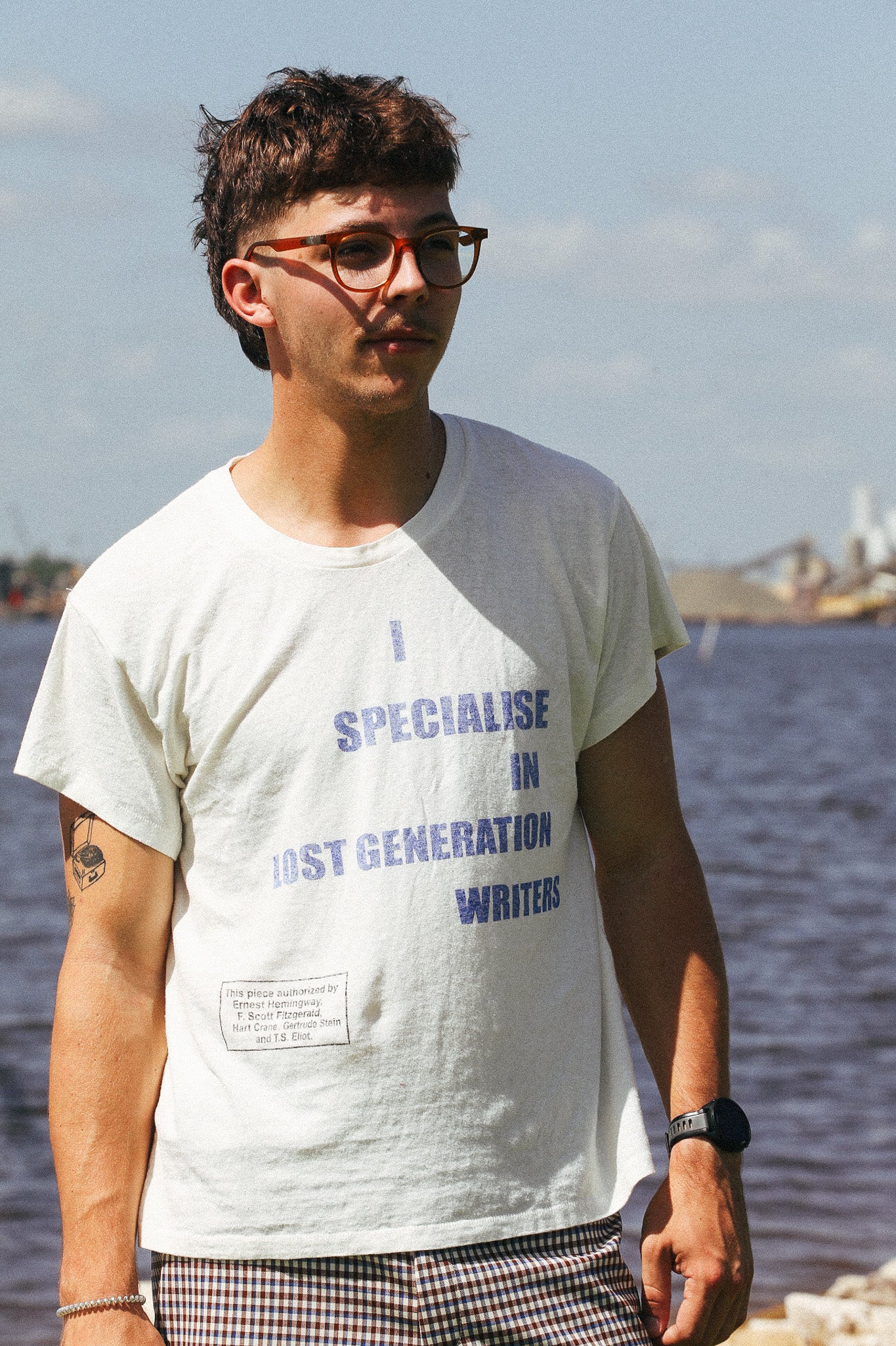 Gonzo Weatherly Lost Generation Tee- White
