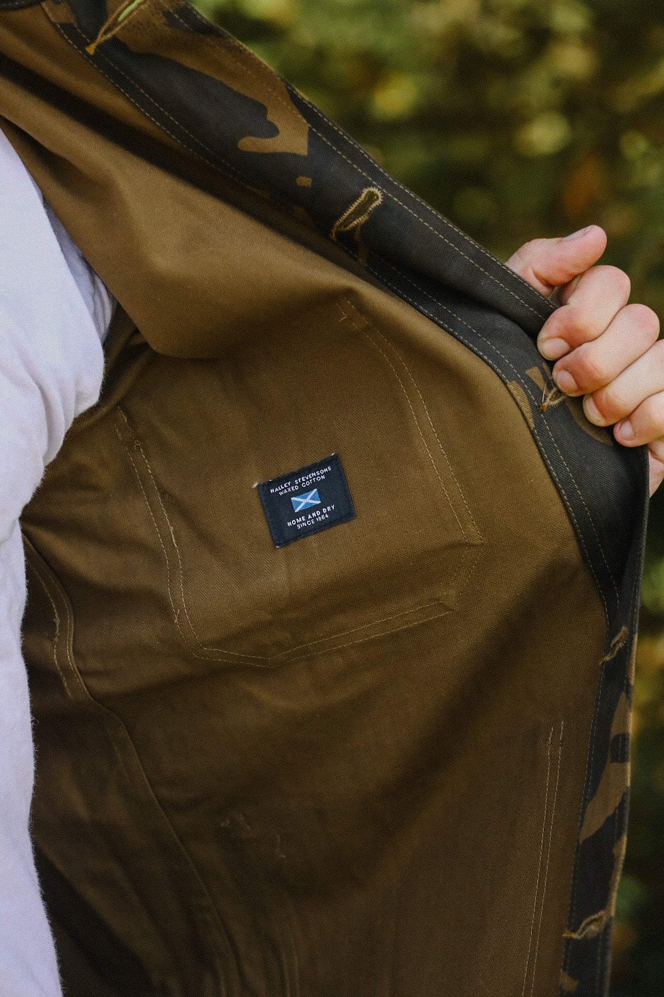 Woven Chore Coat- Darkwood Camouflage