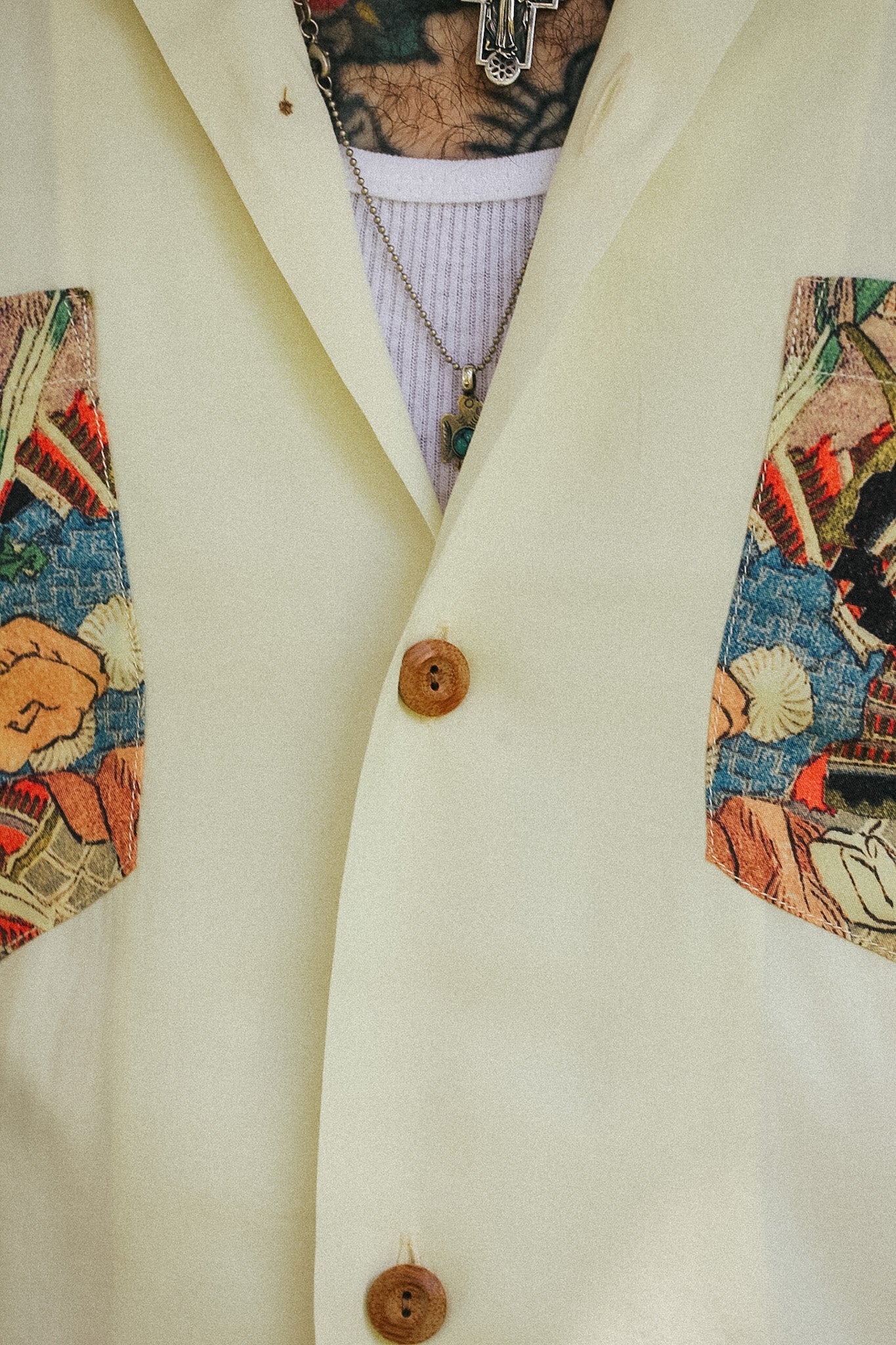 SS39656 Sun Surf x Katsushika Hokusai Aloha Shirt- Hatakeyama Shigetada