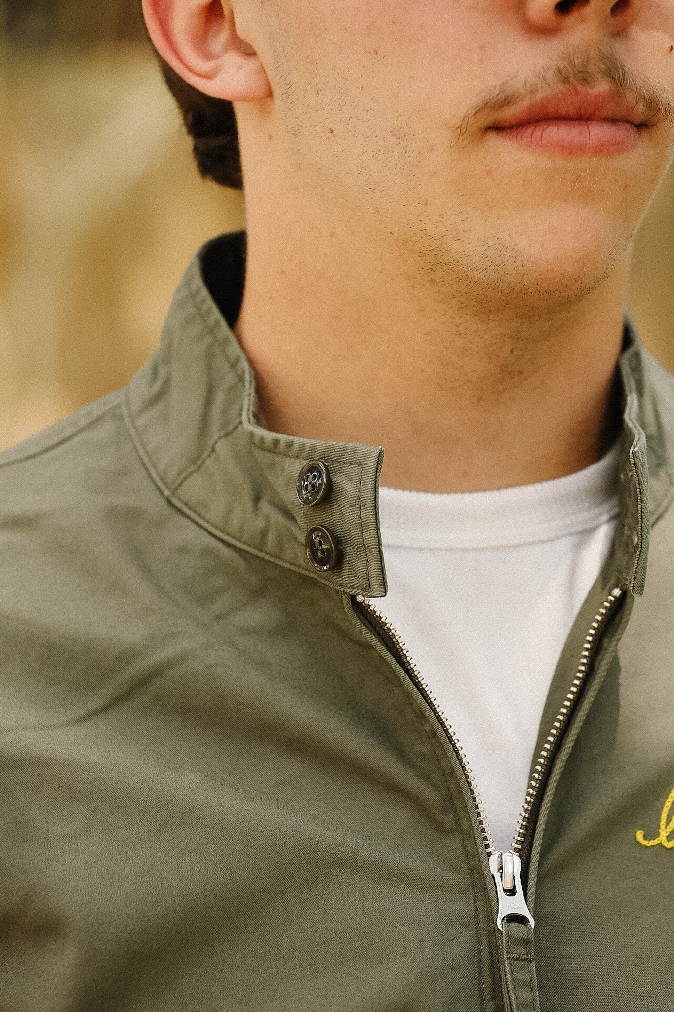 IHJ-165-ODG Iron Heart 6.2oz Serge Drizzler Jacket - Olive Drab Green