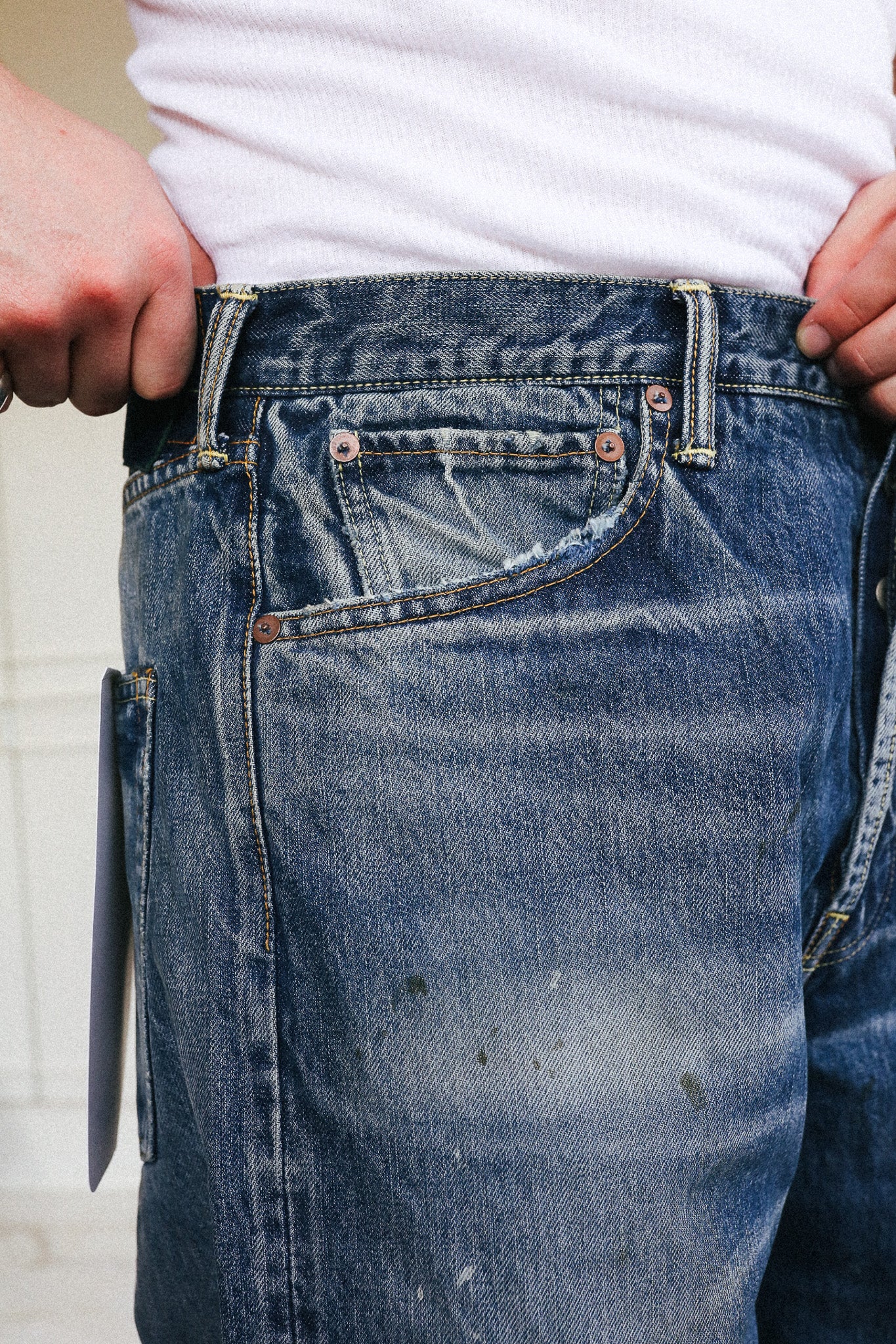 Visvim Social Sculpture 01 Wide- DMGD-47