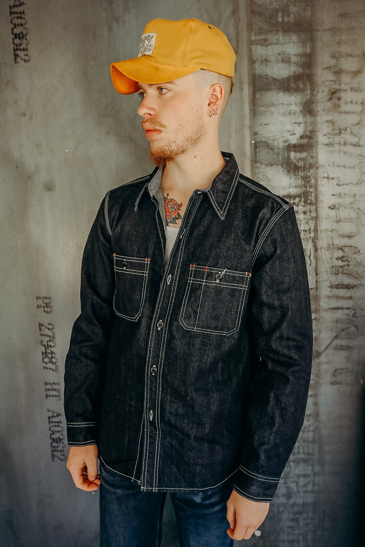 10oz Denim Work Shirt FN-SDK-301L