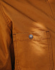 10oz Kurashikizome® Organic Cotton Duck Chore Jacket - Brown IHJ-148-BRN