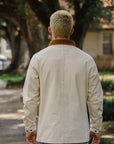 10oz Kurashikizome® Organic Cotton Duck Chore Jacket - Ivory IHJ-148-IVO