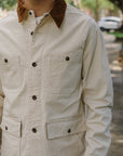 10oz Kurashikizome® Organic Cotton Duck Chore Jacket - Ivory IHJ-148-IVO