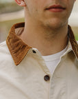 10oz Kurashikizome® Organic Cotton Duck Chore Jacket - Ivory IHJ-148-IVO