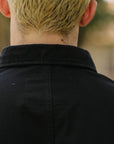 10oz Kurashikizome® Organic Cotton Duck Chore Jacket - Black IHJ-148-BLK